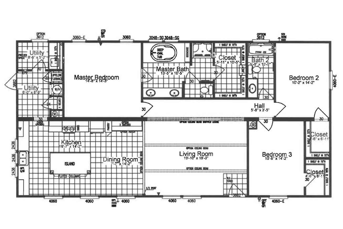 Destiny 32603C Floor Plan